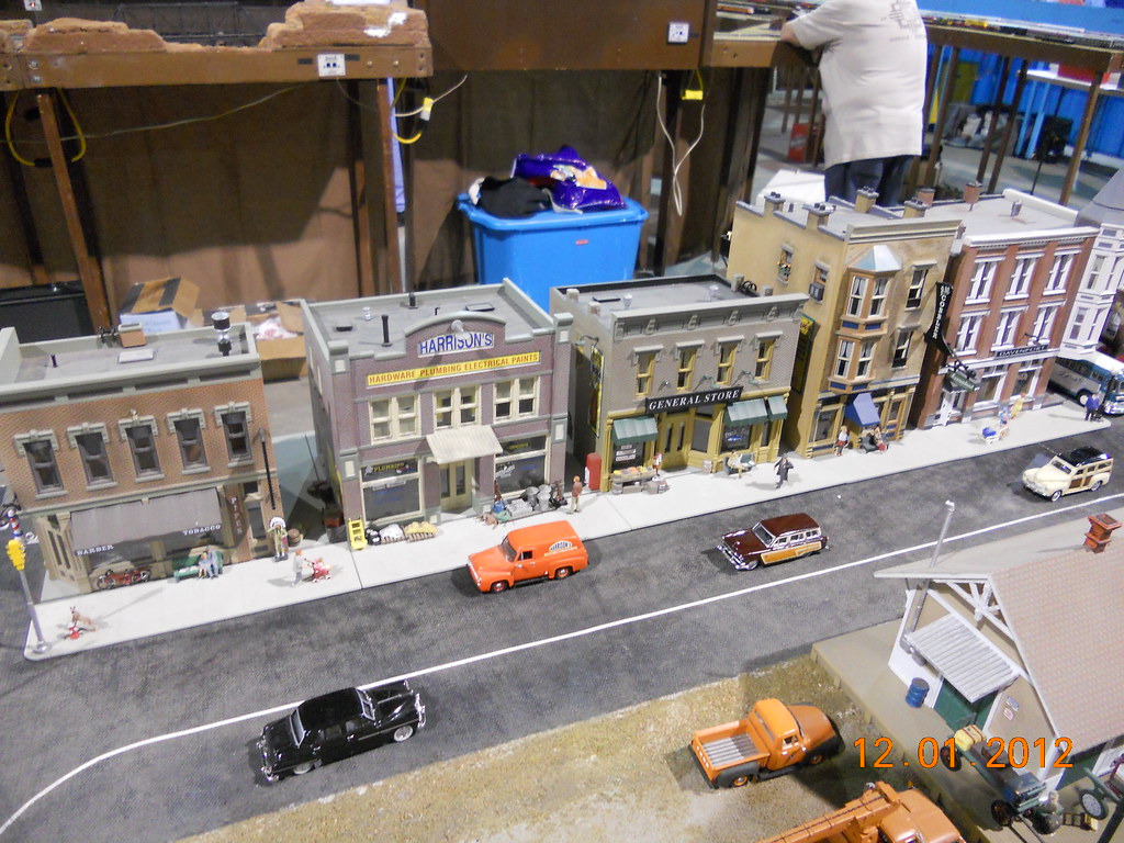 Model train downtown DPM buildings in HOscale at Oklahoma… Flickr