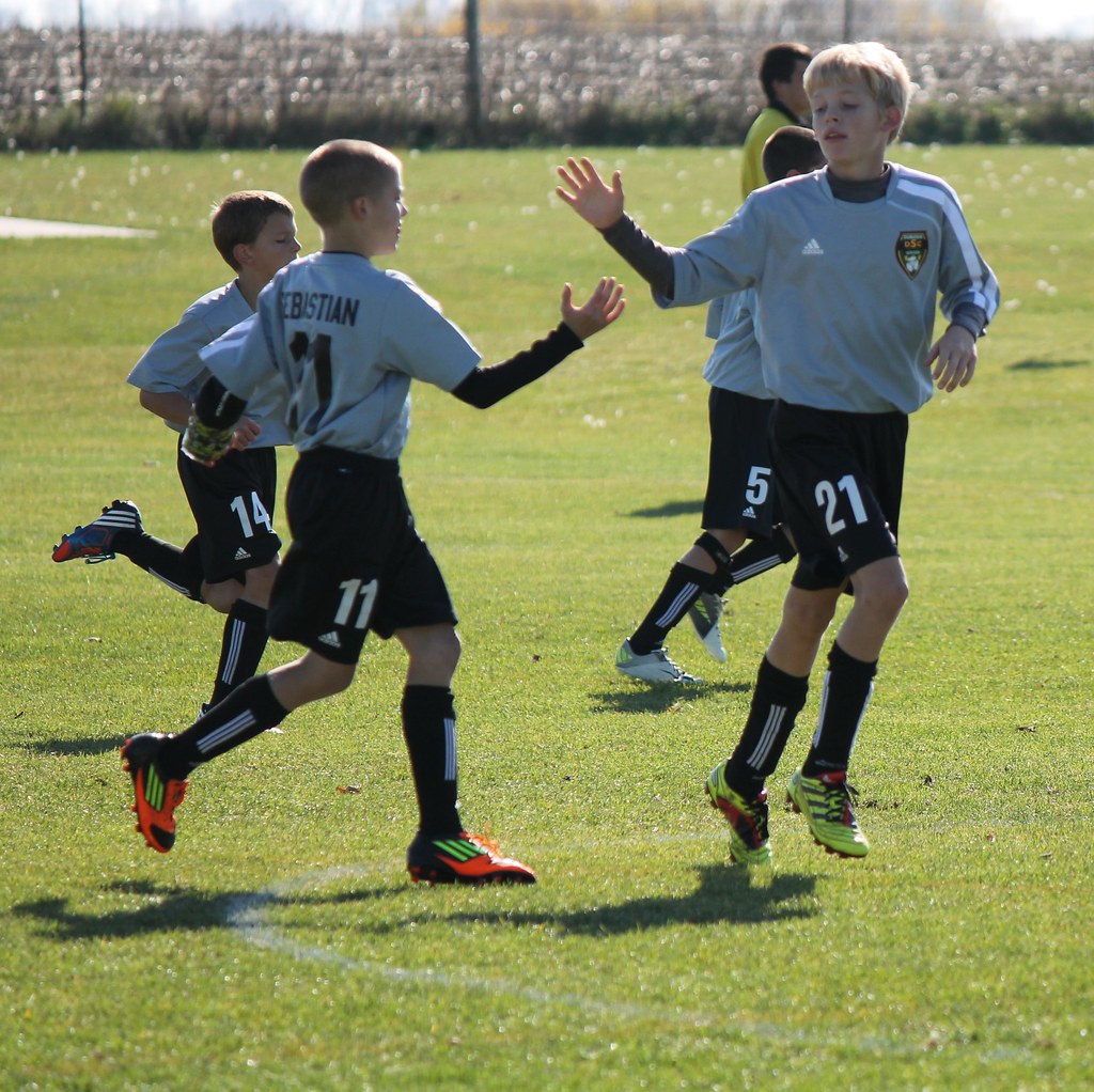 Jared and Luke celebrating a goal! Dubuque Soccer Boys 0001 Flickr
