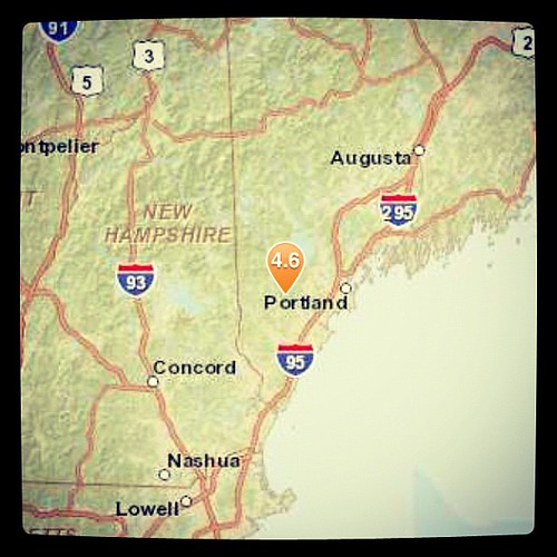 4.6 Earthquake Hollis Center ME Andrew Fournier Flickr