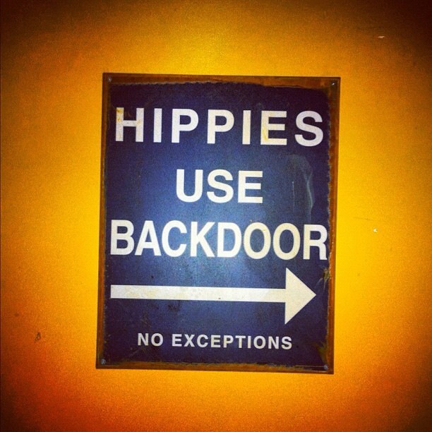 Well, I have heard that backdoor friends are the best! hi… Flickr