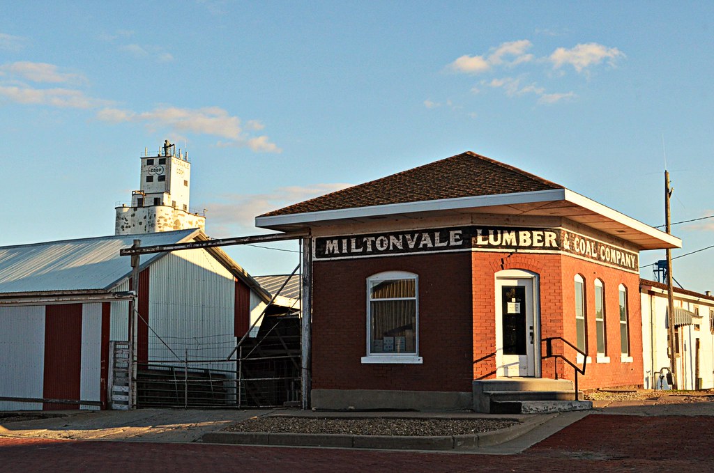 Miltonvale Lumber & Coal Another neat old brick lumbar com… Flickr