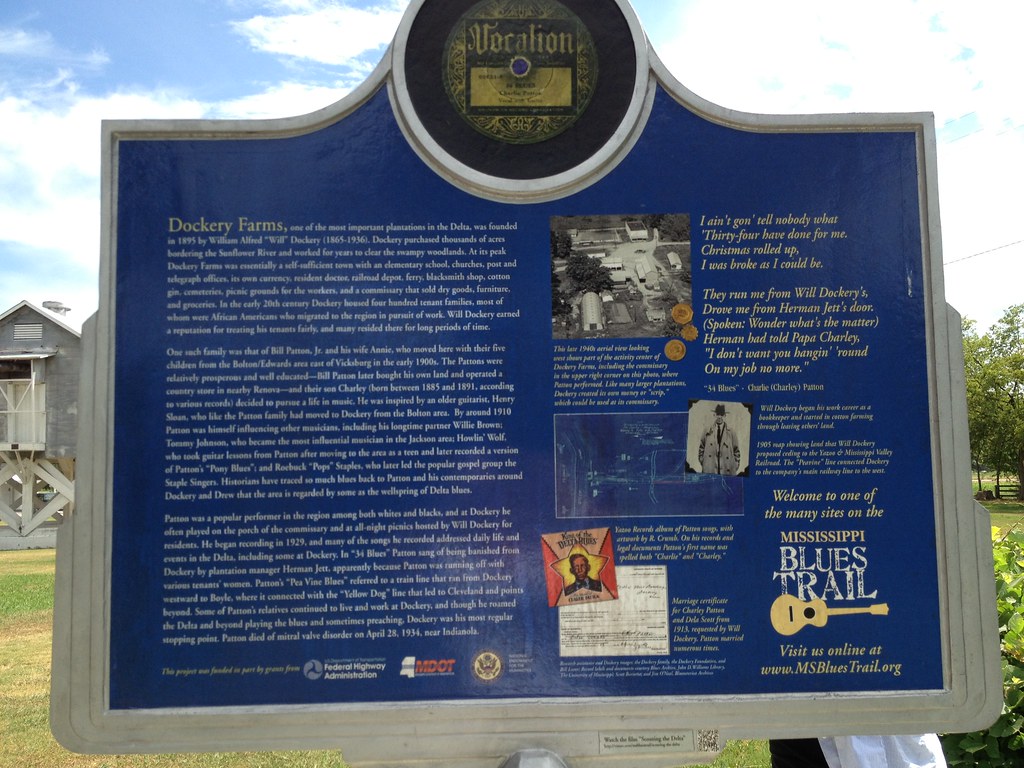 Blues Trail marker_back Ruth Blaylock Foster Ruleville, … Flickr