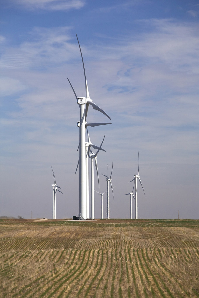 Flat Ridge Wind Farm outside of Nashville, Kansas, USA Flickr