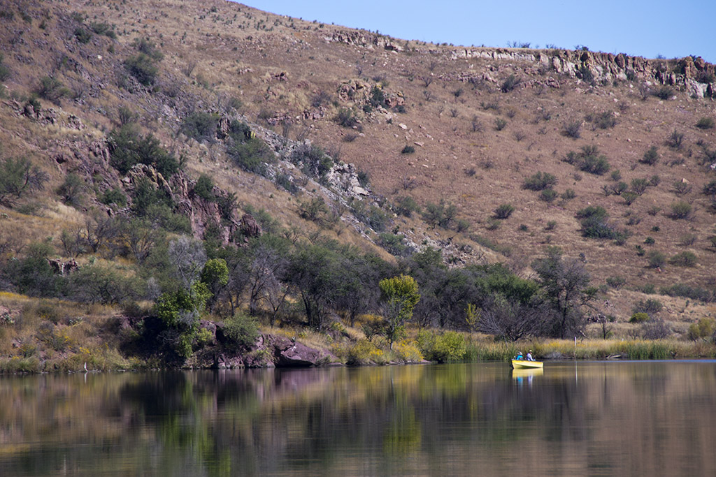 Fishing Fishing on Pena Blanca Lake. David Putnam Flickr