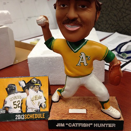 Just traded my extra Ricky Bobblehead for Mr Catfish Hunte… Flickr