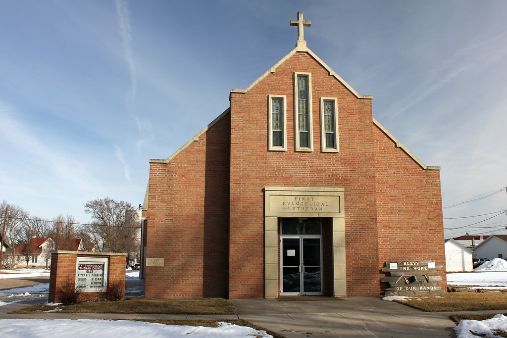 First Evangelical Lutheran Church Wilber, NE Tom McLaughlin Flickr