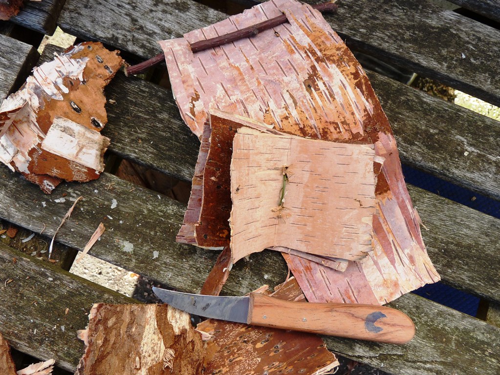 Working with birch bark Typical Svea.... LaWendeltreppe Flickr
