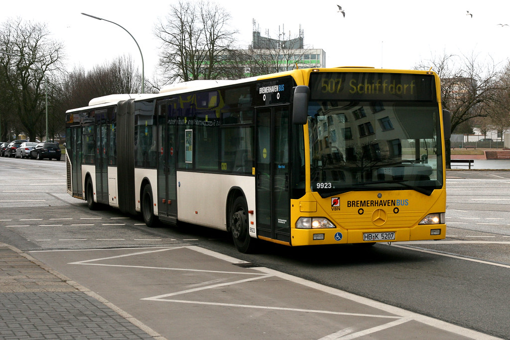 Bremerhaven Bus 9923 HBK5207 15/02/12. Bremerhaven. A