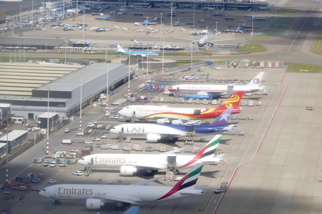 Amsterdam Schiphol AMS Airport Cargo Terminal Holland Nederland a