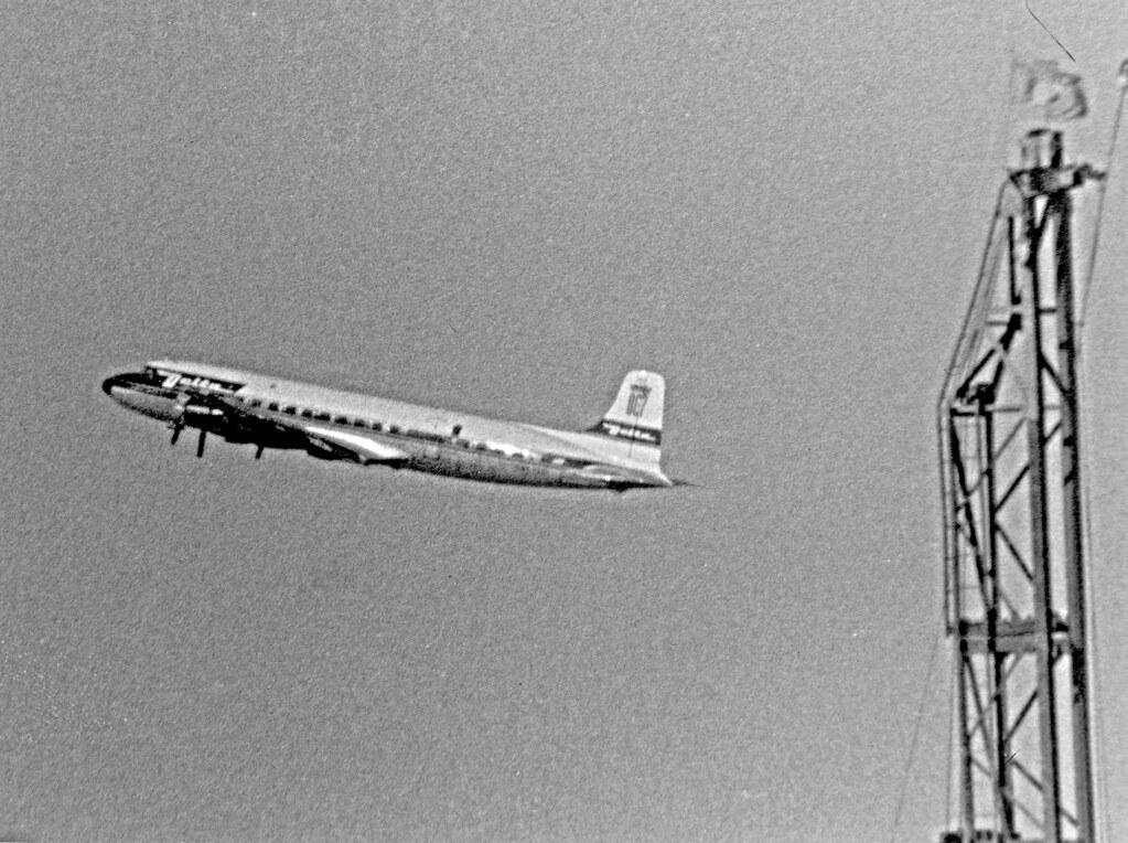 Delta airplane taking off from Philadelphia 1960 Lane Flickr