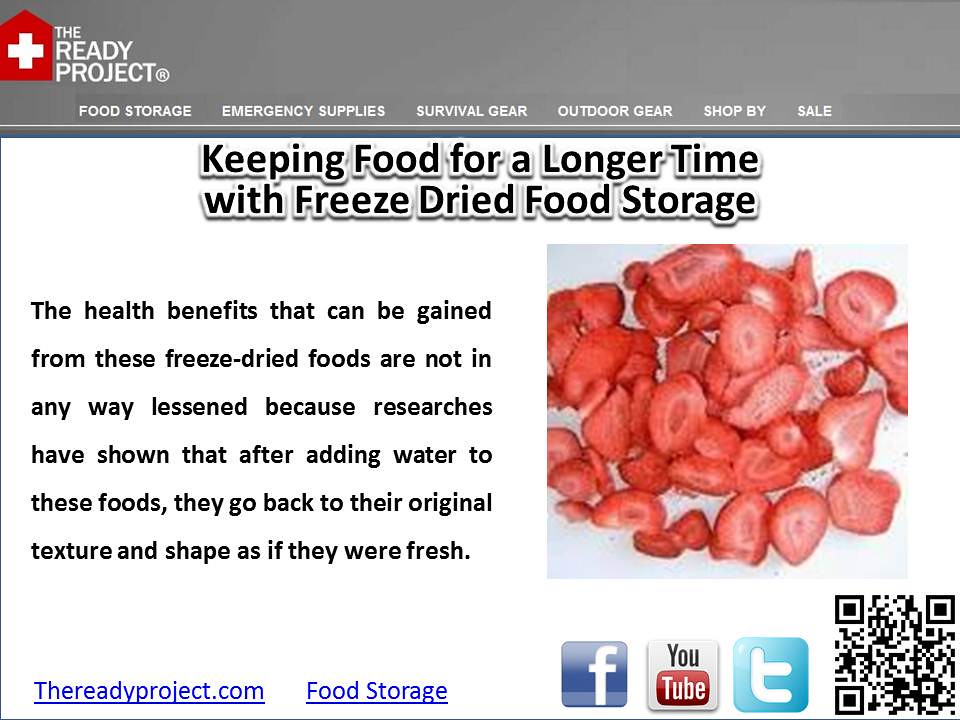 Freeze dried foods The health ben… Flickr