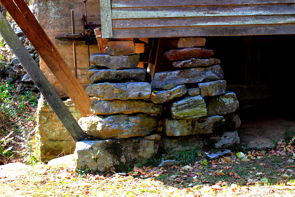 Rock Foundation, Old Boxley Valley Grist Mill (1870) Nor… Flickr