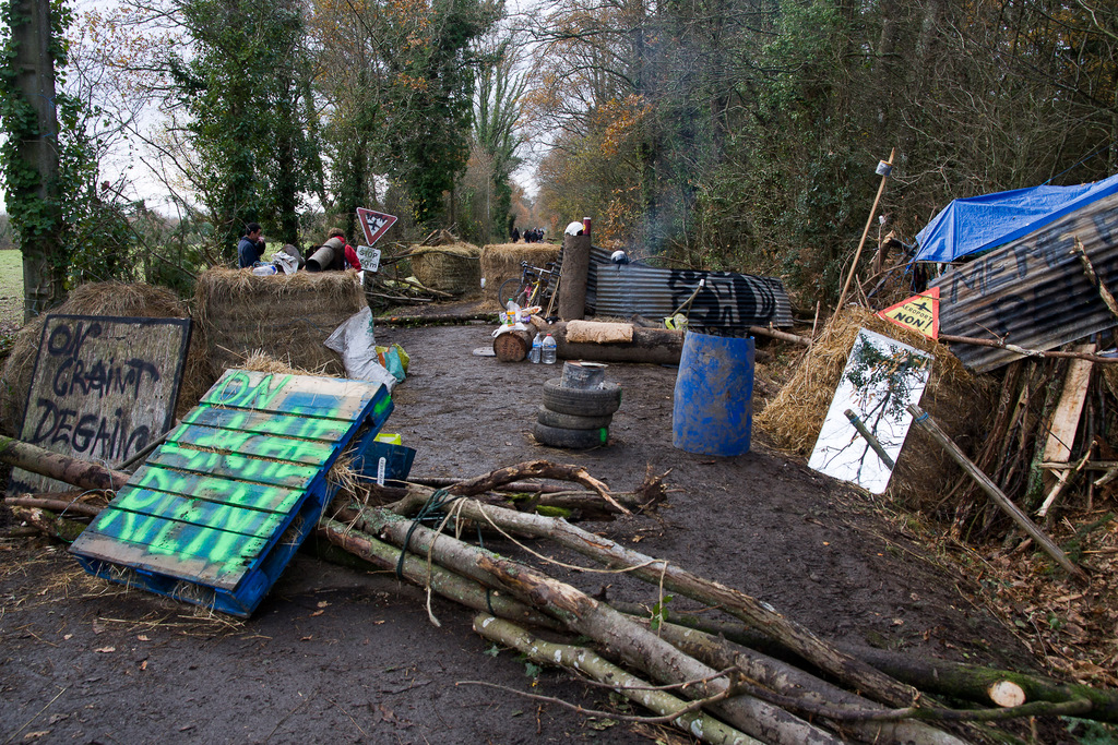 Notre dame des Landes barricade Notre dame des Landes Flickr