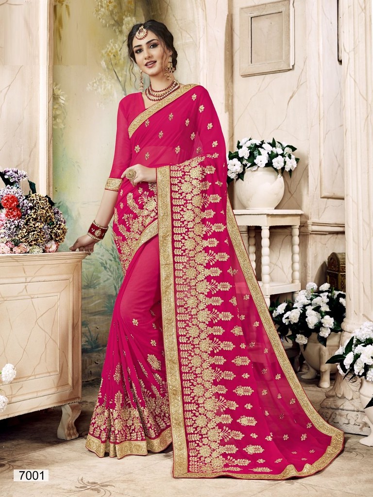 PRICE RS.1595/ SHIKHA DESIGNER WORK SAREE COLLECTION SET TO SET ONLY