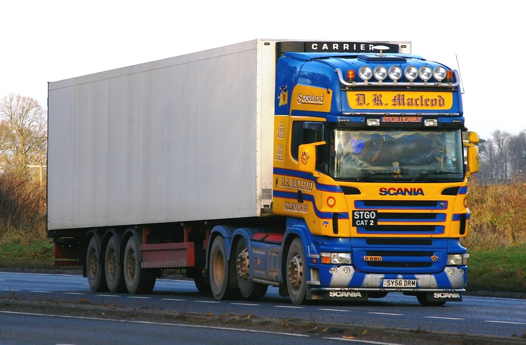 SCANIA R580 D.R.MACLEOD Stornoway Isle of Lewis SY56 DRM… Flickr
