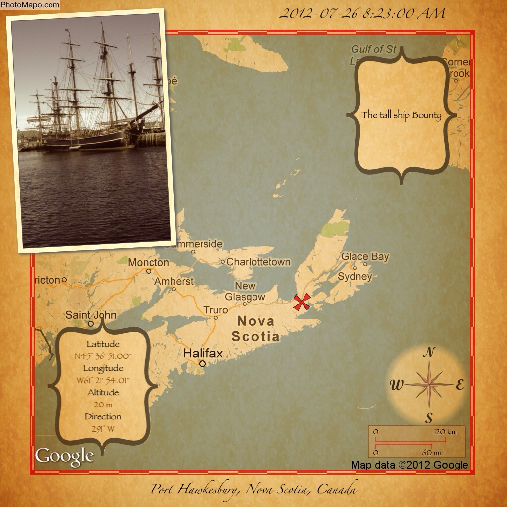 Port Hawkesbury, Nova Scotia, Canada The tall ship Bounty … Flickr