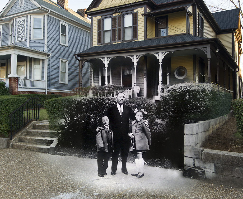 Martin Luther King Jr. Birth Home Then & Now Martin Luthe… Flickr