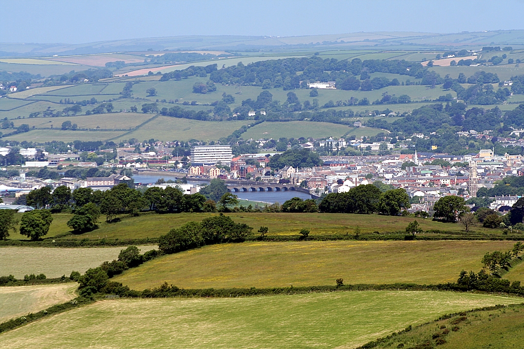 Barnstaple 16.06.10 Barnstaple, North Devon from Codden Hi
