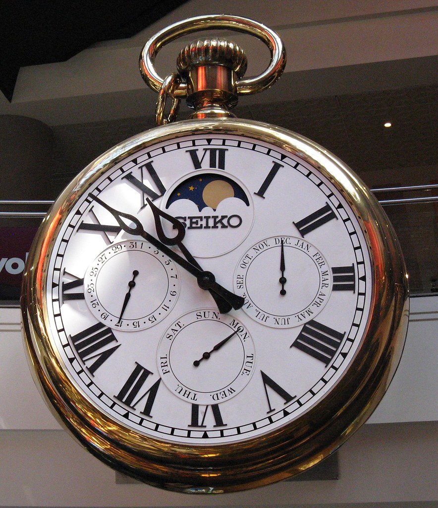 Seiko clock, Melbourne Central shopping complex Opened in … Flickr