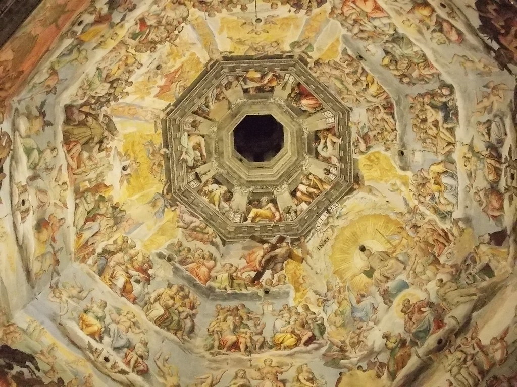 Affreschi nell'interno della cupola del Brunelleschi Flickr