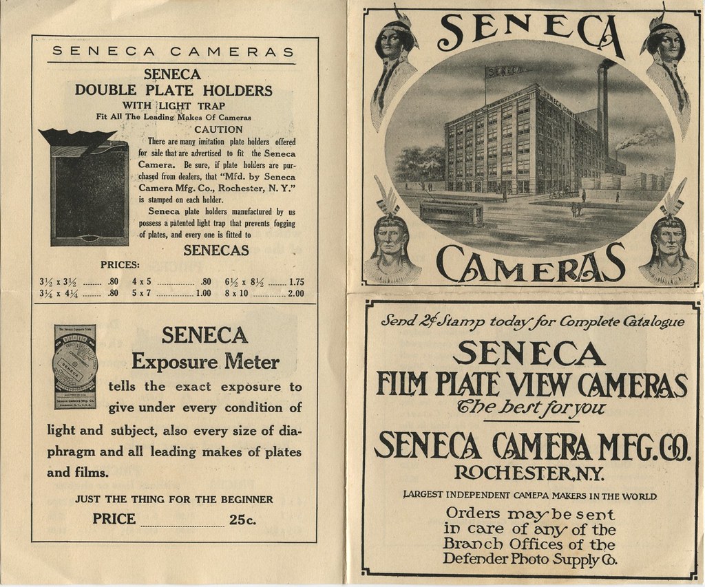 Seneca Cameras Brochure Front kodakcollector Charlie Flickr