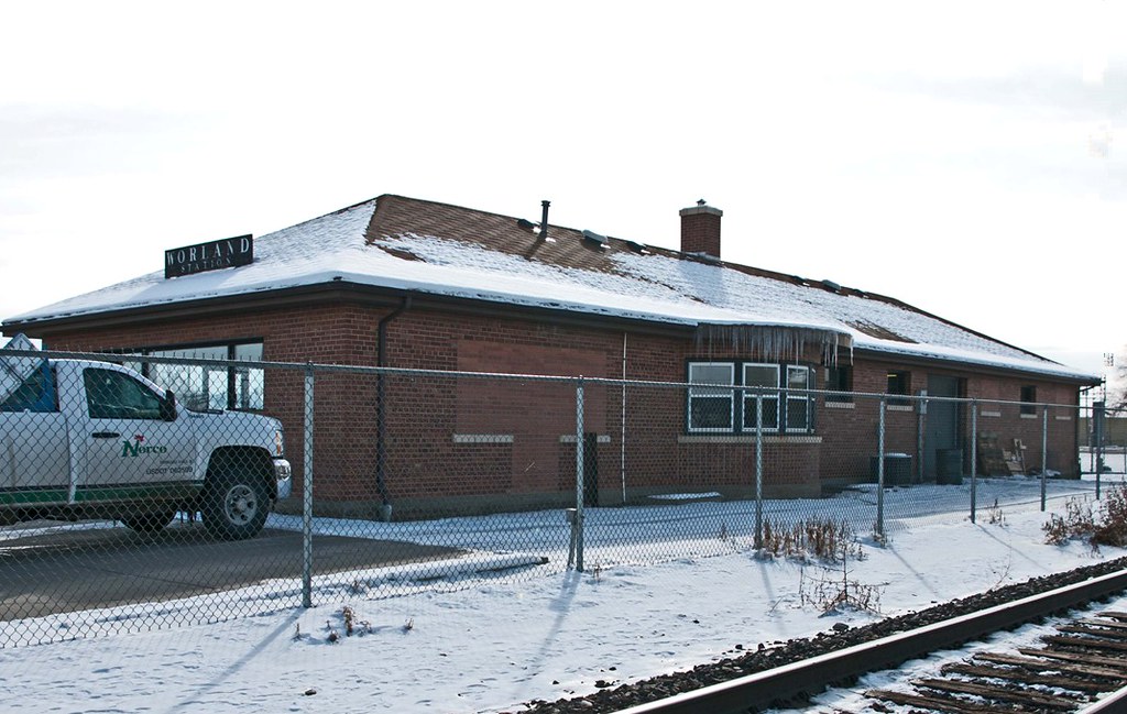 Worland, WY Former Burlington station in Worland, WY is no… Flickr
