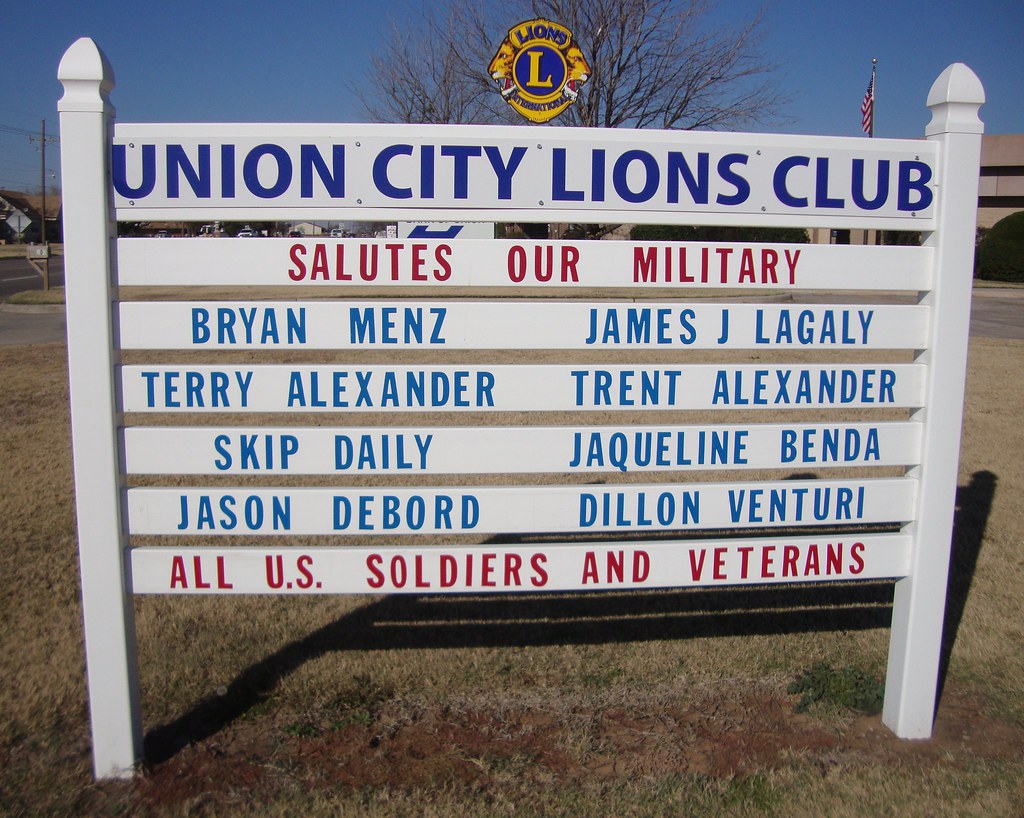 Union City Lions Club Sign (Union City, Oklahoma) Union Ci… Flickr