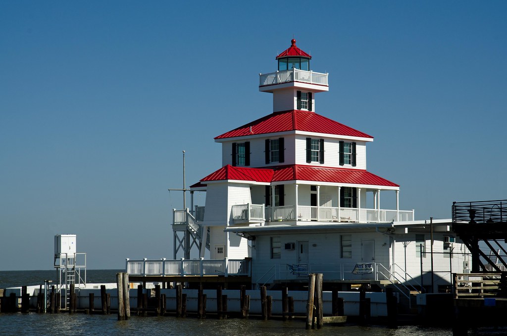 New Canal Lighthouse, LA Located in New Orleans on the the… Flickr