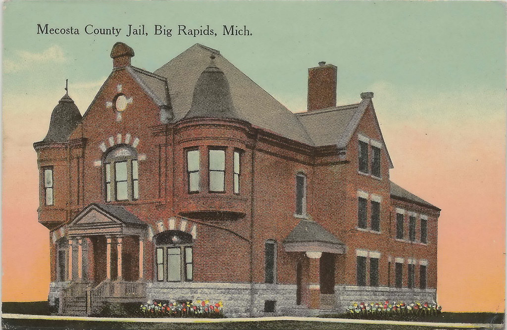 CEN Big Rapids MI 1913 Mecosta County Jail this Historic J… Flickr