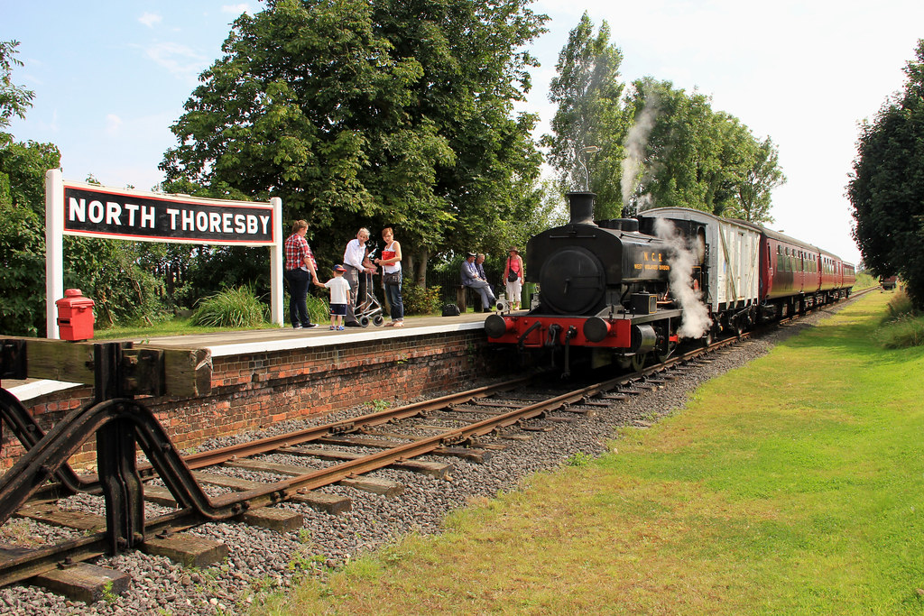 North Thoresby railway station, Lincolnshire Wolds Railway… Flickr
