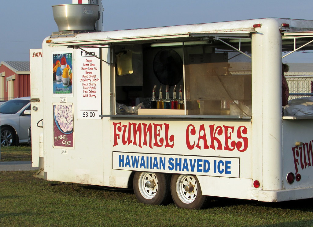 Funnel Cakes/Shaved Ice Trailer. Mark Flickr