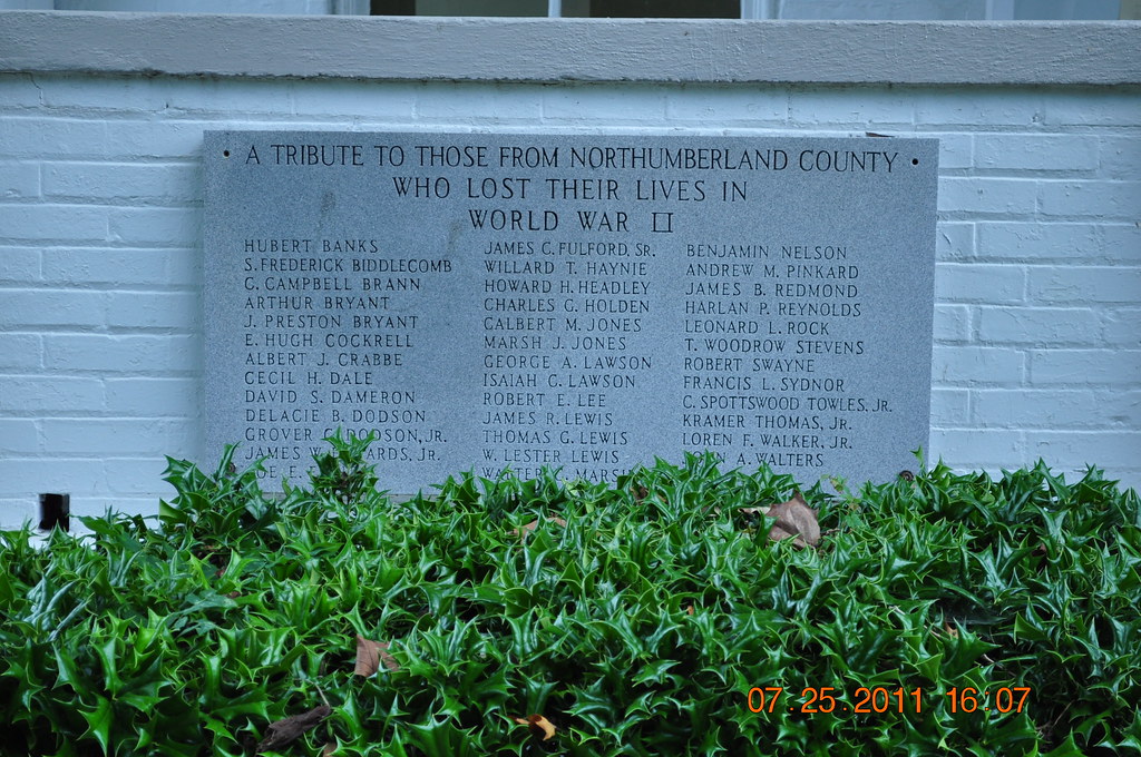 War Memorial and Courthouse Northumberland County, Va 03 Flickr