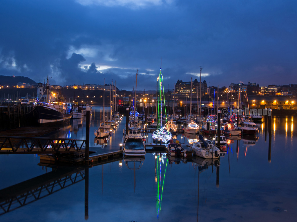 Harbour 2502 Scarborough harbour Christmas lights on the… Flickr