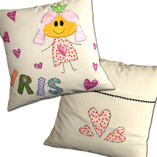 Kids Pillow Personalized Pillow Case Cushion Custom Name… Flickr