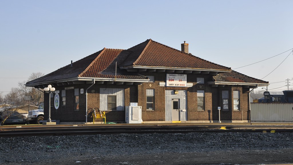 Connersville, Indiana The old B&O station now serving as t… Flickr