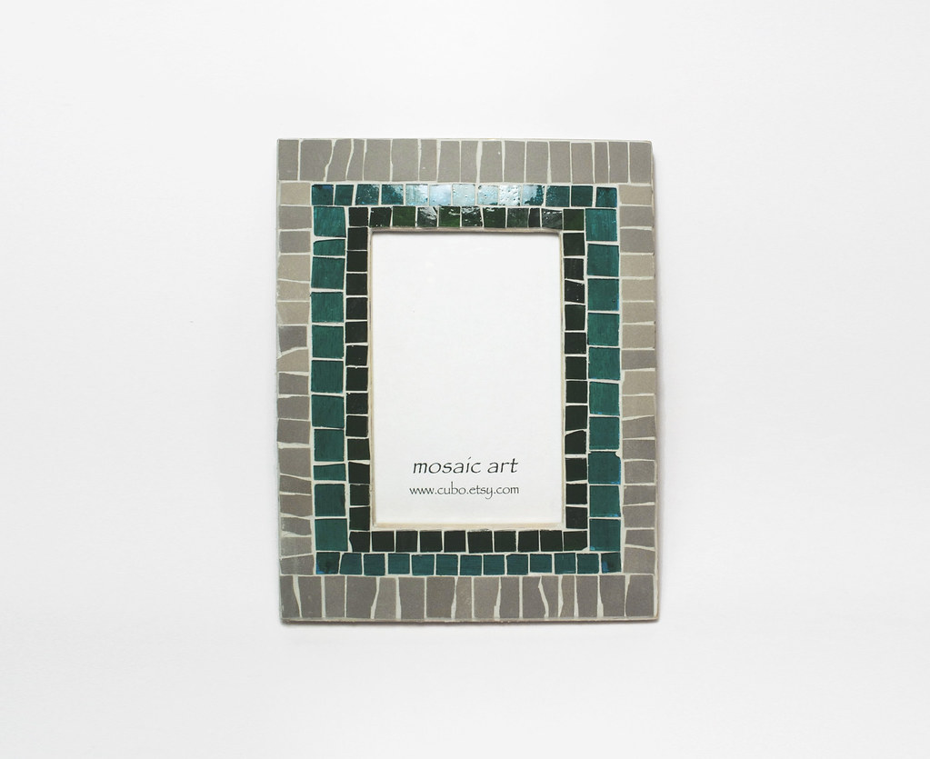 mosaic photo frame total size 18 x 23 cm photo size 9 x … theoni