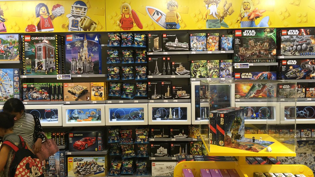 LEGO Stores Westfield London, Westfield Stratford, Toys R US and John