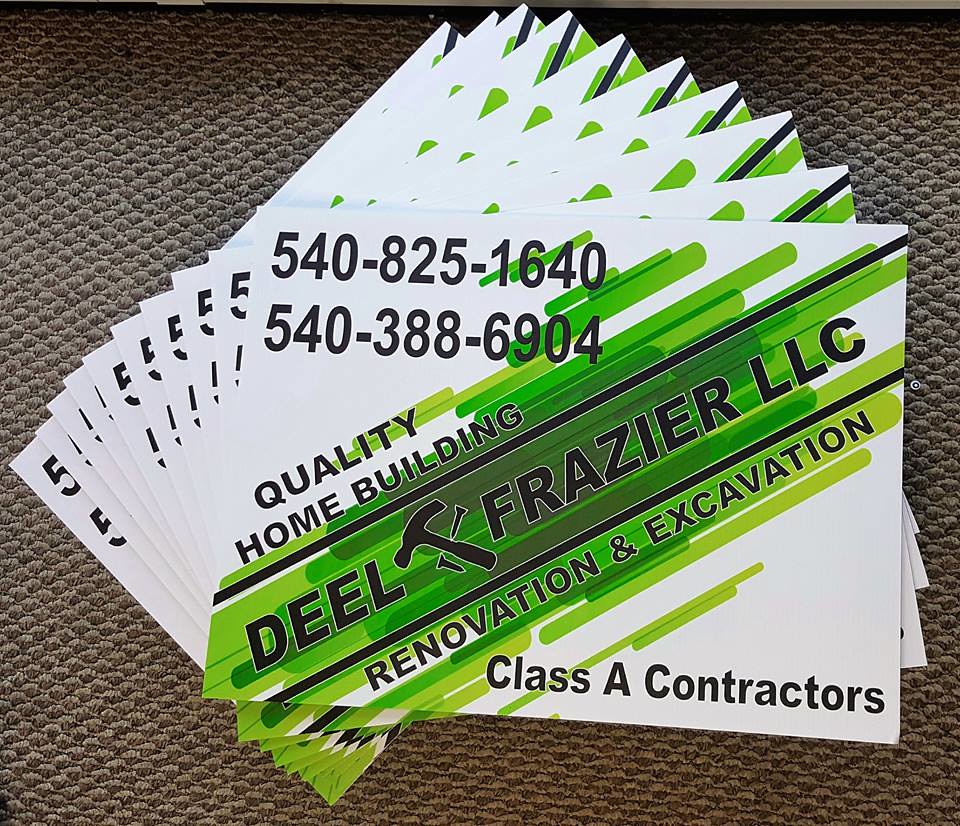 Yard Signs Printing Work Culpeper VA Some great yard signs… Flickr