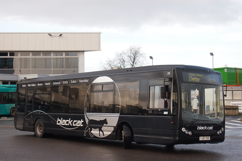 trent barton black cat 311 YJ07 VSF Derby Bus Station Opta… Flickr