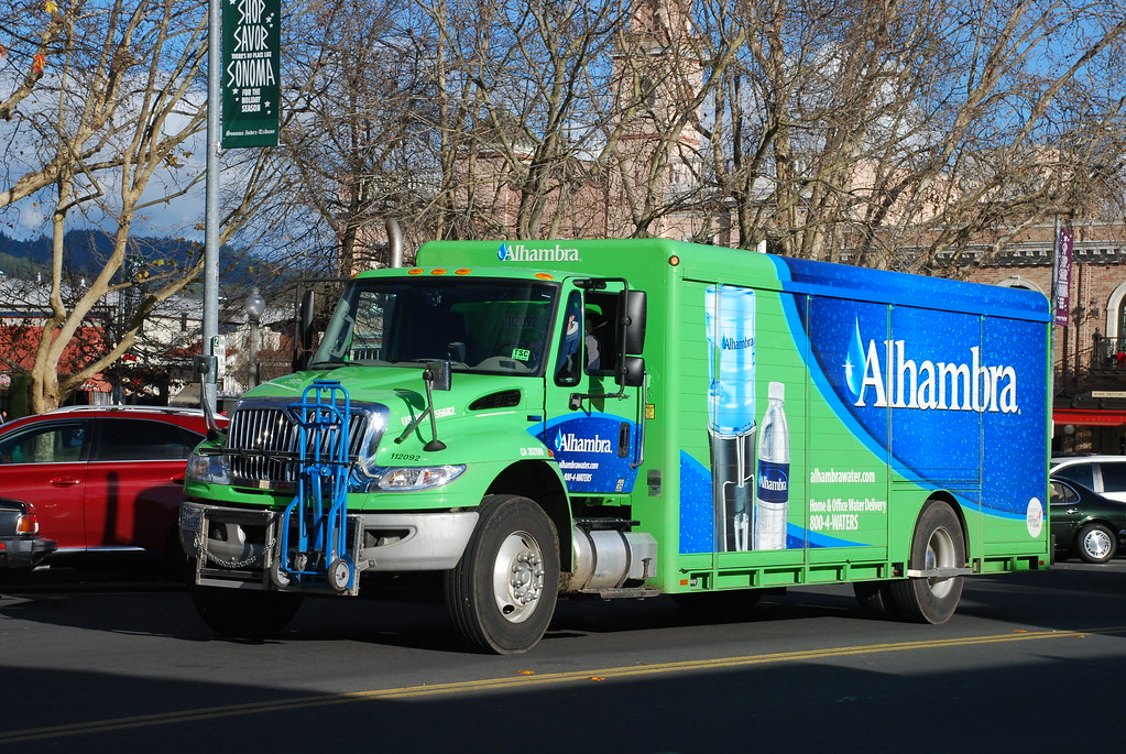 Alhambra Water International truck in Sonoma, California. … Flickr