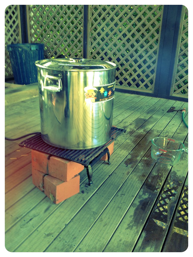 Testing new brew pot setup Owen Evans Flickr