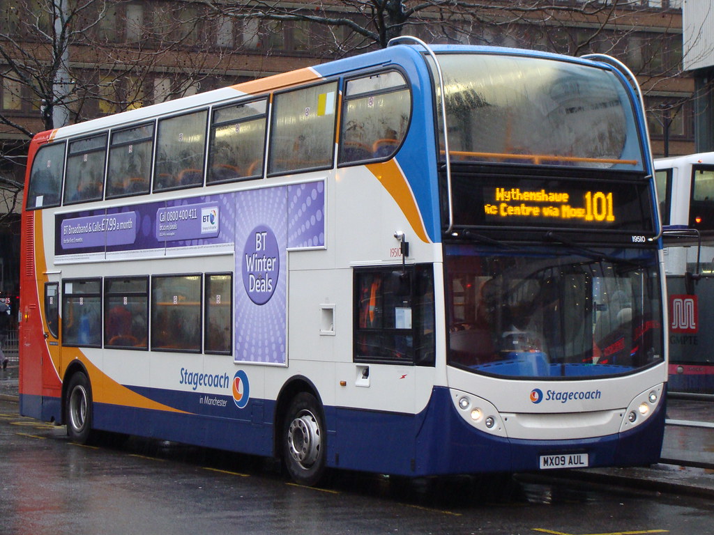 Stagecoach Manchester 19510 MX09AUL Seen in Manchester Mar… Flickr