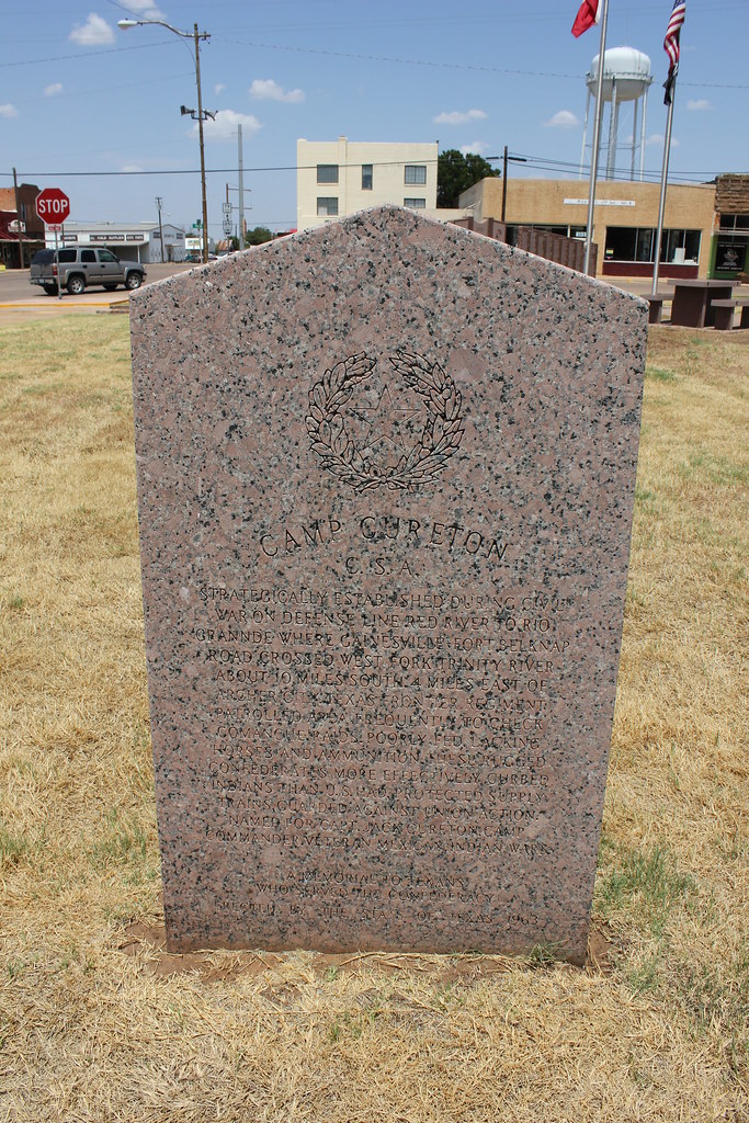 Camp Cureton, Archer City, Texas Historical Marker Flickr