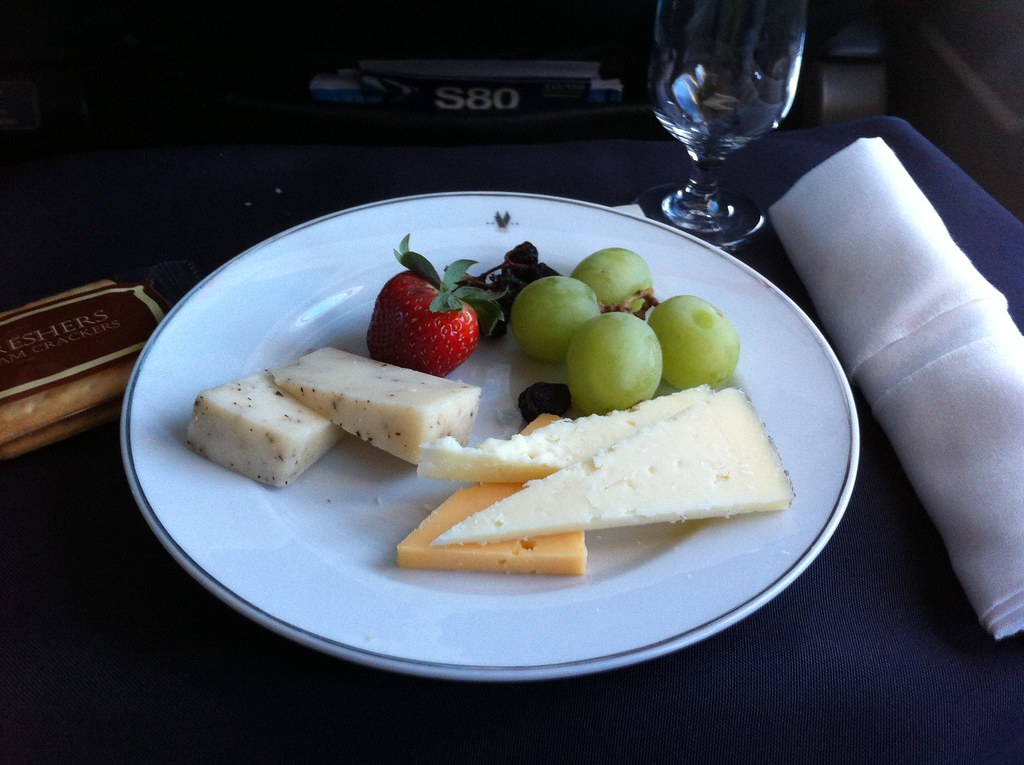 American Airlines Cheese Plate Quick trip to DFW this week… Flickr