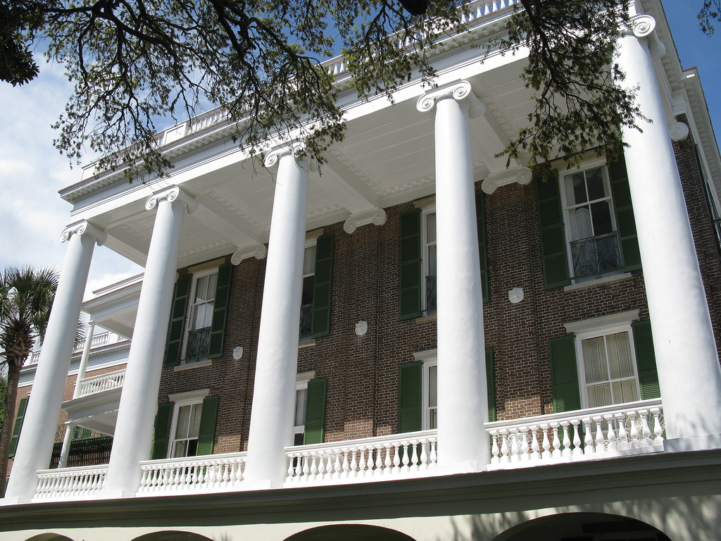 Portico detail The Robert William Roper House (183839), 9 East