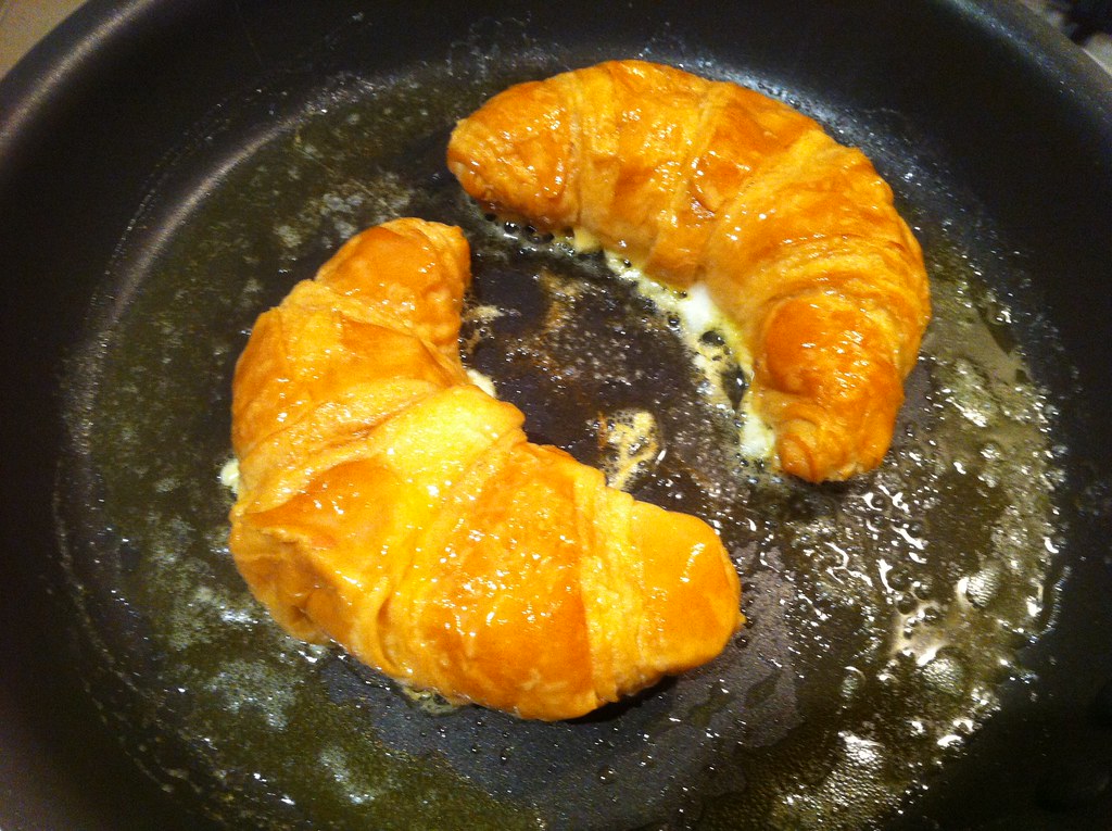 Croissant French Toast! French toast, made with croissants… Flickr