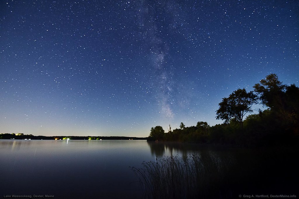 Lake Wassookeag, Dexter This starlight image was taken at … Flickr