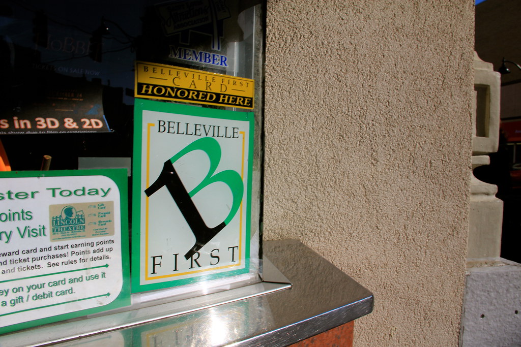 Belleville First Sign, Downtown Belleville, IL Daniel X. O'Neil Flickr