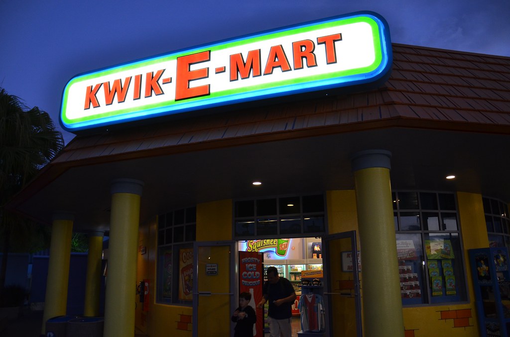 KwikEMart In Universal Studios. Joe Shlabotnik Flickr