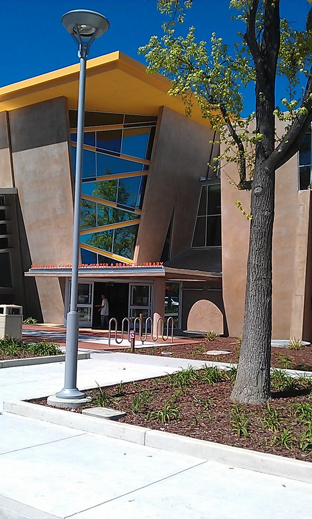 Seven Trees Community Center and Branch Library Outside en… San